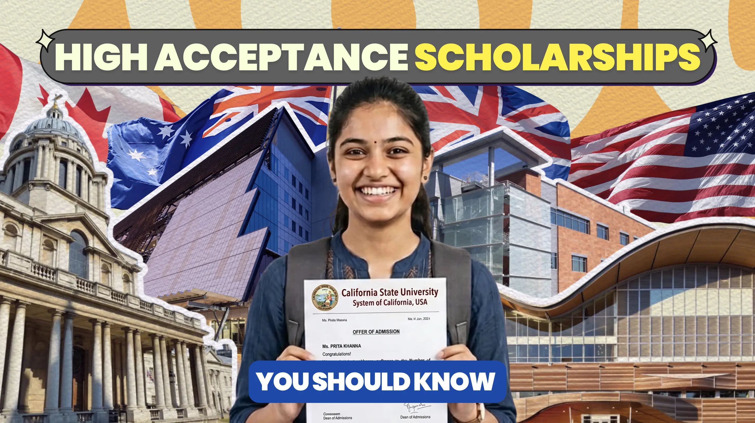 Scholarships at Universities With High Acceptance Rates: Your 2026 Guide Across USA, Canada, UK, and Australia