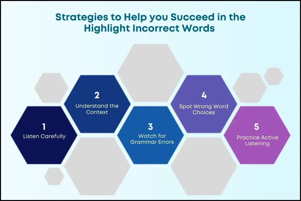 How to Approach the Highlight Incorrect Words Task?