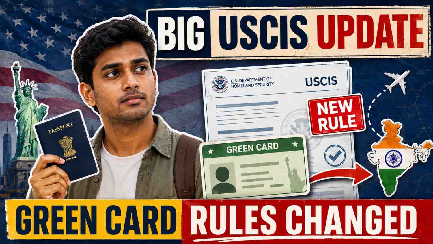 USCIS Now Requires Foreign Nationals to Return Home for Green Card Applications: What Indian Students Need to Know