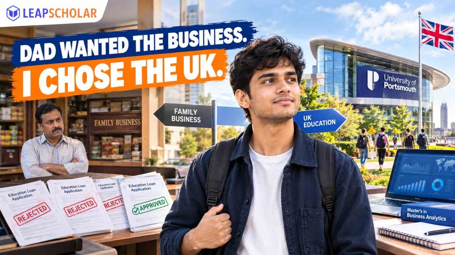 Leap Scholar Review: My Father Wanted Me in the Family Business. I Chose a Masters in the UK Instead.