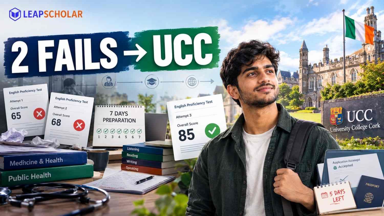 Two Years in the Making: How Bharath Kumar Finally Landed His Spot at University College Cork