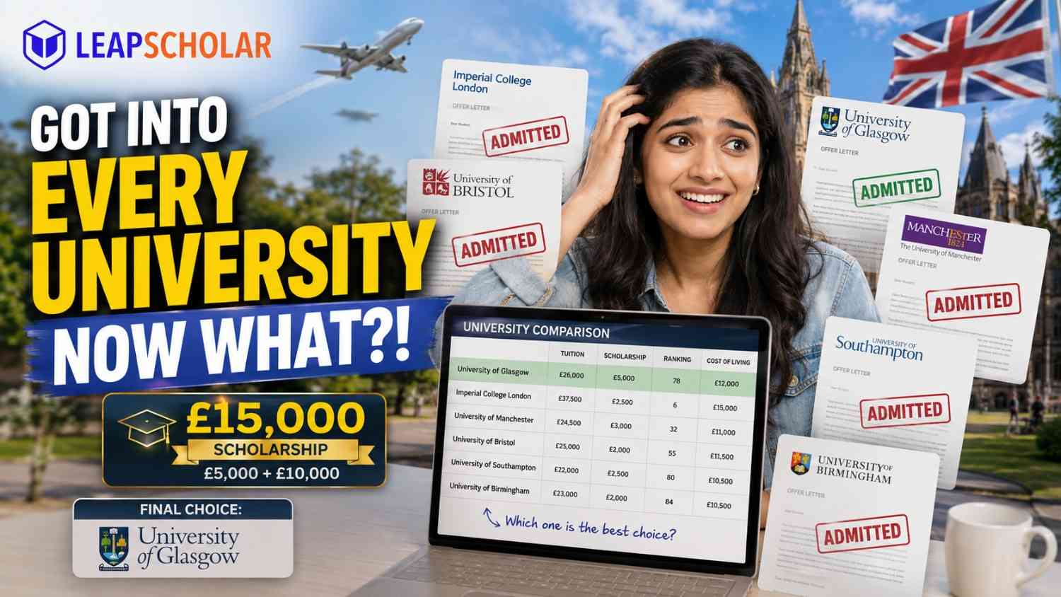 Leap Scholar Review: Getting Into Every University I Applied To, and Still Struggling to Choose